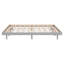 Base de lit plateforme flottante de conception moderne de couleur grise-326107860-326107862