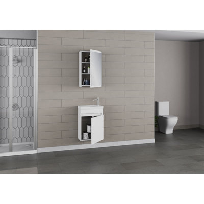 Bathroom Furniture Set (2 Pieces)