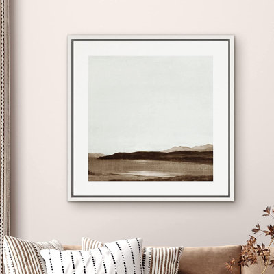 Peinture sur toile, cadre flottant
