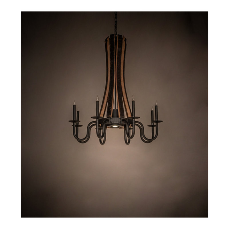 Barrel Stave 9 - Light Chandelier
