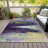 Machine Washable Indoor/Outdoor Xhevrie Purple Rug-111823633