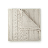 Cozy Cable Knit Throw
