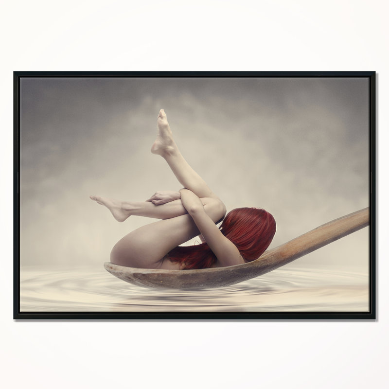 «Beauty Bath», reproduction d'impression, H 30 po x l 40 po x P 1,5 po, Toile avec cadre flottant