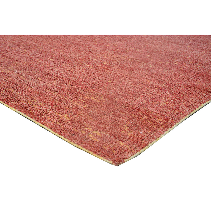 Wool Area Rug in Gold, Rectangle 8' x 10'