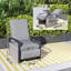 Wicker Outdoor Lounge Chair-916837926-916837924