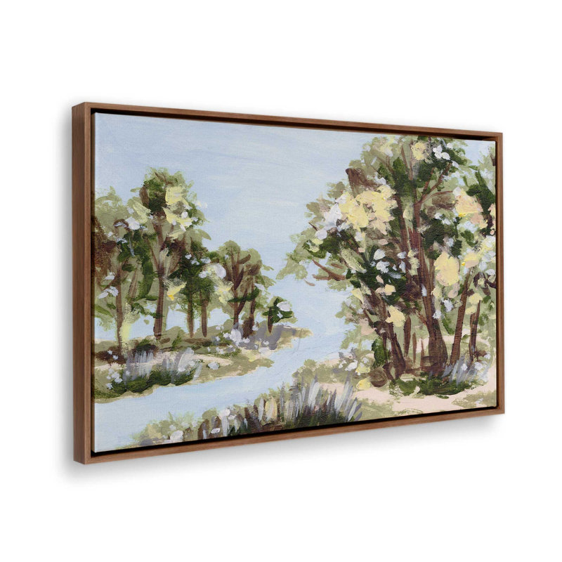 «Amber Canopy II» par Melissa Wang, reproduction d'art sur toile, H 12 po x l 16 po, Brun