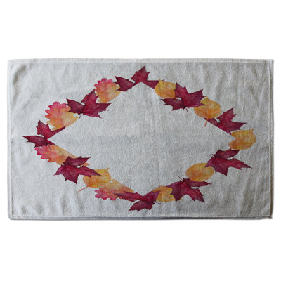 Cotton Floral Waffle Tea Towel Kitchen Towel