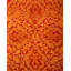 Tapis unique noué à la main Hayner - orange / rouge / jaune, 2 pi 5 po x 13 pi 2 po Hayner