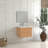 Floating Bathroom Vanity With 2 Storage Drawers