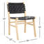 Chaise d'appoint en cuir Alston-1220696269