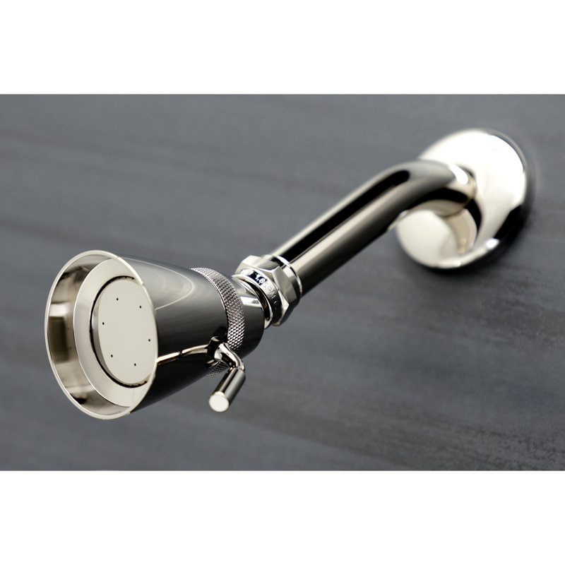 Kingston Brass Vintage Double-Handle Pressure Balanced Tub and Shower Faucet, Polished Brass