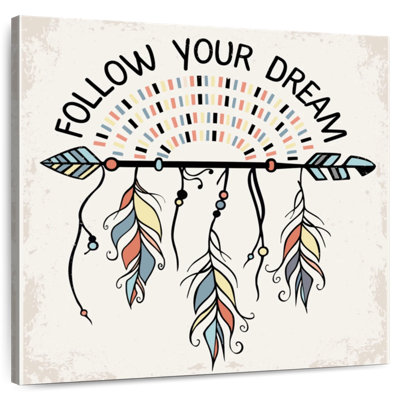 Tergel «Follow Your Dream», typographie