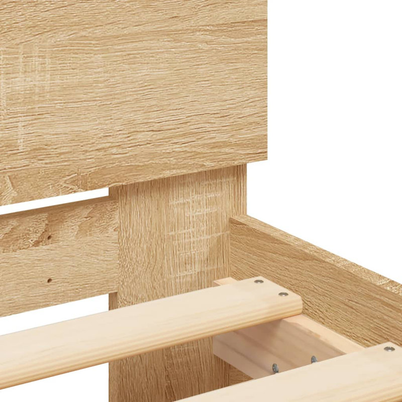 EU Single - 90 x 200 cm Bed, Sonoma Oak