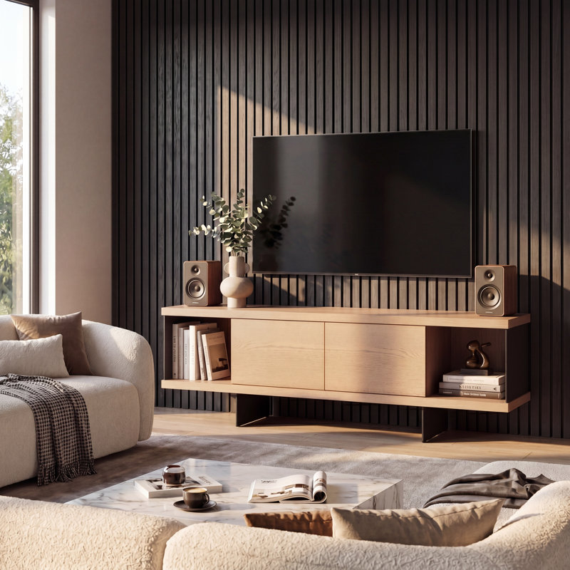 Felicity TV Stand for TVs up to 65", Brown