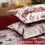 Literie imprimée pour les fêtes de Noël, housse de couette douce en microfibre avec fermeture à boutons et 8 attaches aux coins-136277205
