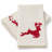 Reindeer Crewel Dish Cloth Kitchen Towel