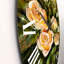 Quatre roses roses VIntage - Horloge murale traditionnelle-60187718