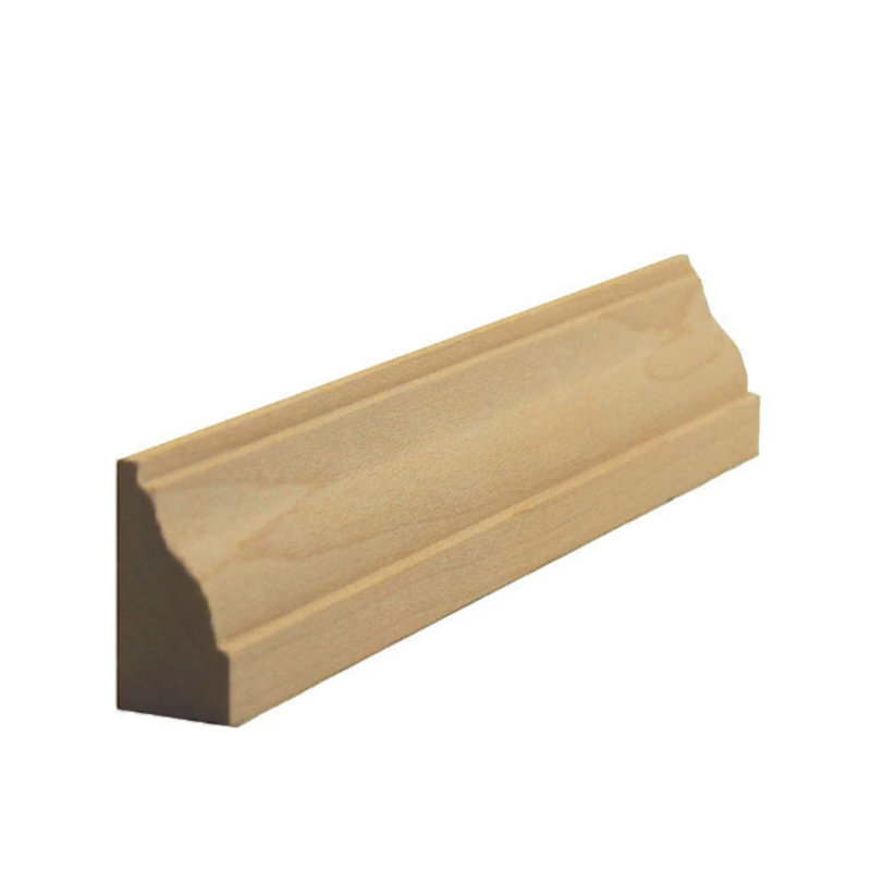 Plinthe 7/8 po x 7/16 po. Sans finition, Érable