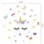 Sleeping Unicorn with Butterflies Kids Wall Sticker