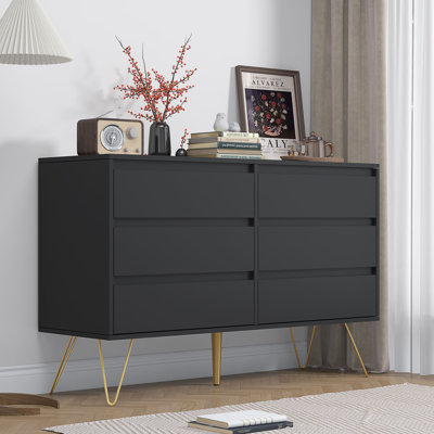 120cm W 6 - Drawer Chest of Drawers