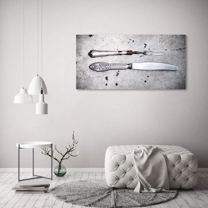 Cutlery - Wrapped Canvas Print