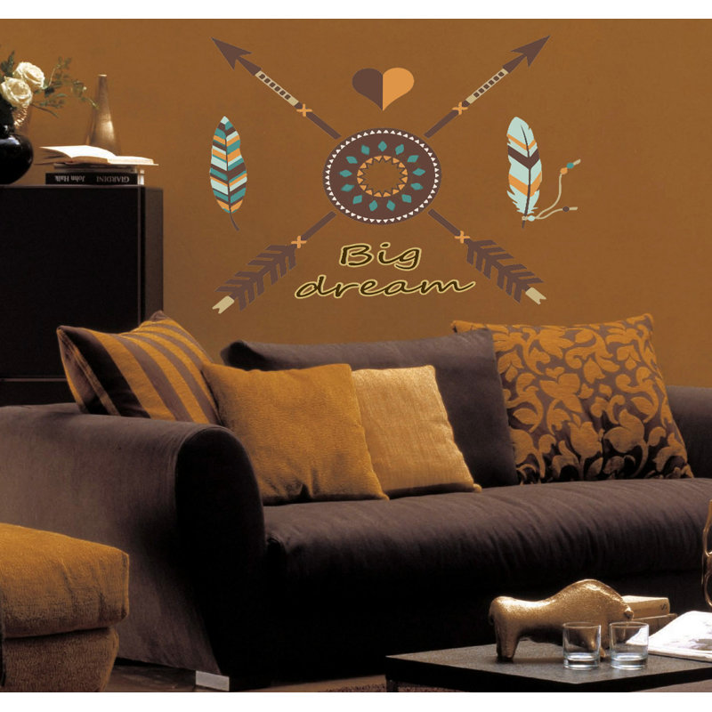 Adhésif décoratif flèche Boho, H 46 po x l 46 po
