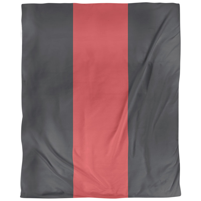 Tissu de basket houston, Charcoal/Torch Red