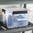 Sterilite 34Qt Gasket Box, Stackable Storage Container with Lids, Black, 16 Pack