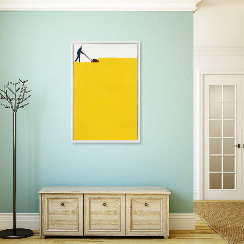 Weeding, White, 36" H x 24" W