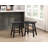 Transitional Design Counter Height Stools Set of 2pcs-1635883956-1635883959