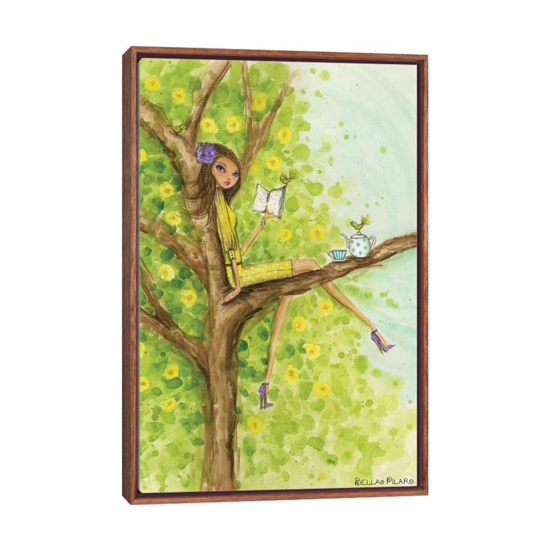 Printemps à Summerside # 3, art, Toile avec cadre en bois classique, H 48 po x l 32 po x P 1,5 po