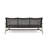 Spacious 3 Seater Outdoor In Grey With And Stable Metal Wood Frame Seat,-1523051692