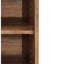 Armoire de rangement pour chaussures rectangulaire au fini chêne foncé - 3 tablettes réglables pour une organisation personnalisée