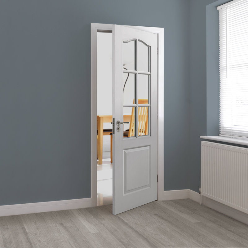 Classique Internal Door Primed, 198.1cm H x 68.6cm W x 3.5cm D
