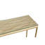 Caledian 116cm Glass Top Console Table