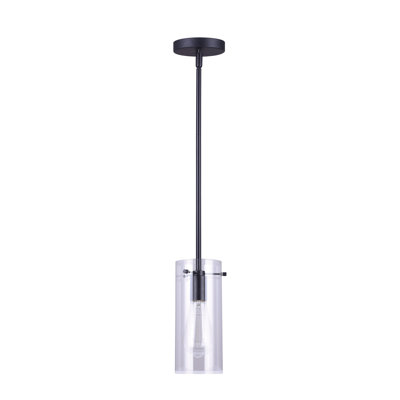 Luminaire suspendu cylindrique à 1 lumière Omak