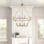 Farwell  2 Tier 20 Light Wagon Wheel Candle Style Chandelier-204367199