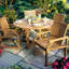 Essex Outdoor Round Teak Dining Table-21854625