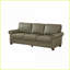 Canapé de salon 3 pièces Classic Rangement | Similicuir | Accoudoirs ronds | Bois-1972205869