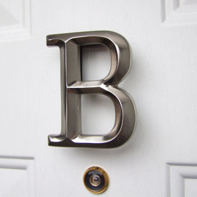 Heurtoir de porte lettre monogramme