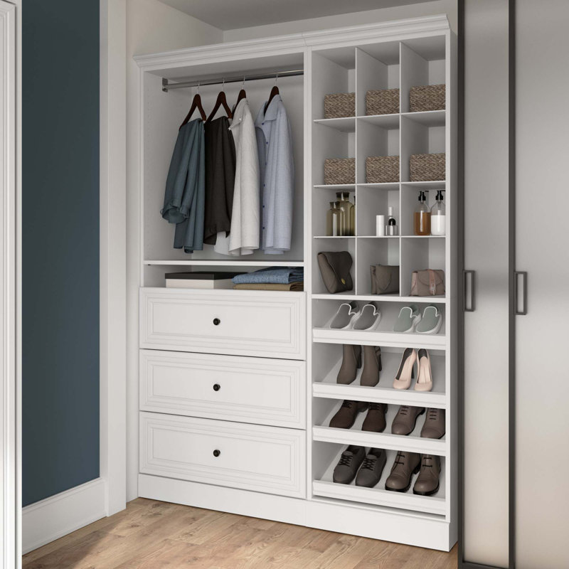 Système d'organisation l 61 po Alvaretta, Blanc