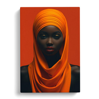 African Woman Minimalism - No Frame Print