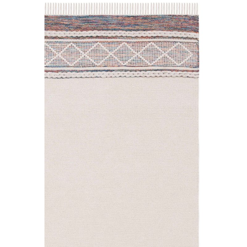 Tapis en coton tissé à la main Montauk, Tapis de couloir 2 pi 3 po x 7 pi