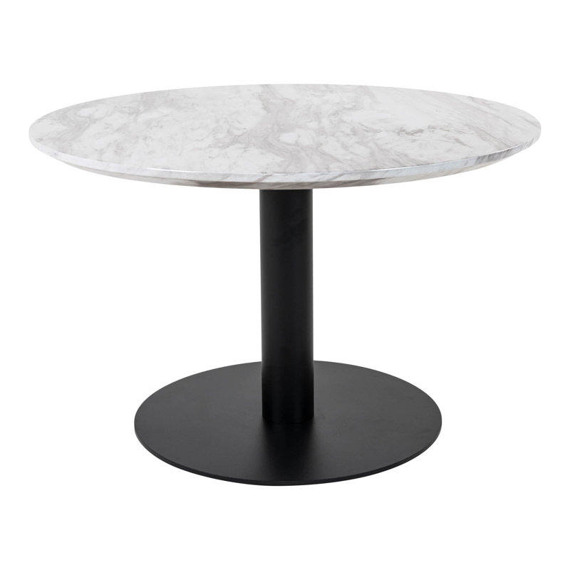 Marsal Pedestal Coffee Table, Black