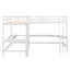 Lit mezzanine en bois avec échelle en L et 2 bureaux intégrés en L-1793038804