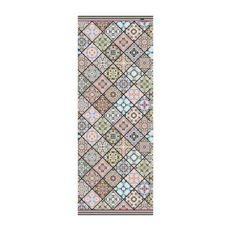 Bynoe Non-Slip Floral Doormat, Rectangular 68 x 180cm