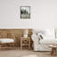 «Cabin Hidden By Garden Blooms», art mural sur toile flottante brune, design par Cindy Jacobs-331278554-330438937