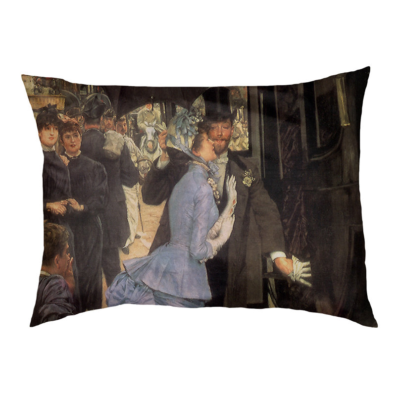 Coussin décoratif Carmon the Bridesmaid, Moyen (L 42,5 po x L 32,5 po)
