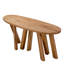 Console Table Bayshore Oak Wood - Top