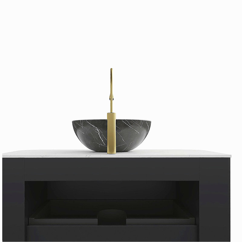 Meuble-lavabo mural 36 po avec lavabo Dina, 36"